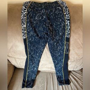 New Balance Navy and White Leggings